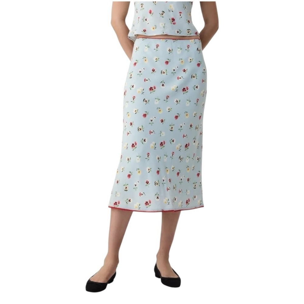 Gap x Dôen Skirt Blue Mediun